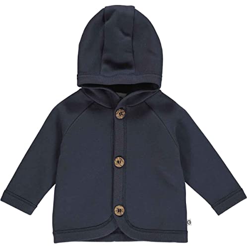 Müsli by Green Cotton Jungen Baby Cardigan Sweater, Night Blue, 74 EU von Müsli by Green Cotton