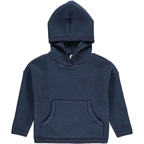 Müsli by Green Cotton Jungen Woolly Fleece Hoodie Hooded Sweatshirt, Night Blue, 110 EU von Müsli by Green Cotton