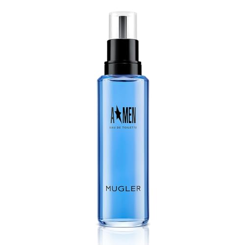 MUGLER A*Men Eau de Toilette Refill, Herren-Parfum, Amberartiger, holziger Gourmand-Duft, Kräftiger Duft, 100 ml von Mugler