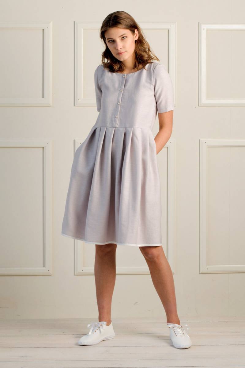 Swing Kleid, Pastell Umstandskleid, Kleid von MulierArcanum