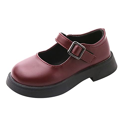 Mumuj Sommer Mary Jane Prinzessin Schuhe für Mädchen Lolita Kleid Gericht Partei Schuhe Schnalle Riemchensandalen für Kinder Pumpen Wide Fit Chunky Plattform Sandalen Low Heel Sandalen von Mumuj