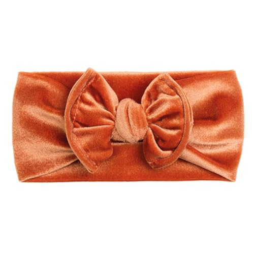 Baby Samt Stirnbänder Haarbänder Haarschleife Elastics Für Baby Mädchen Säugling Kleinkinder Kinder Kinder Turban Bowknot Stirnband Mädchen Baby von Mumuve