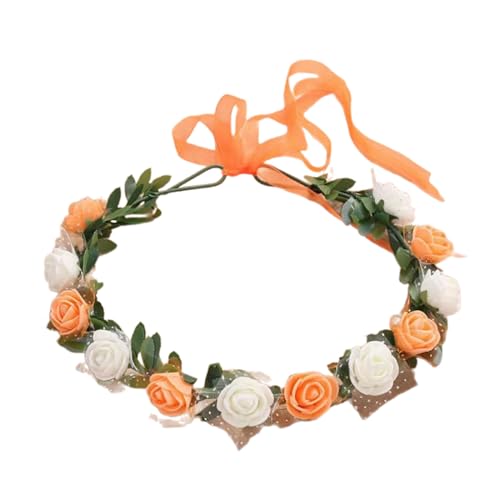 Braut Blumen Stirnbänder Blumen Stirnbänder Frauen Blumengirlanden Haarkranz Braut Für Hochzeit Blumen Stirnbänder Für Mädchen von Mumuve