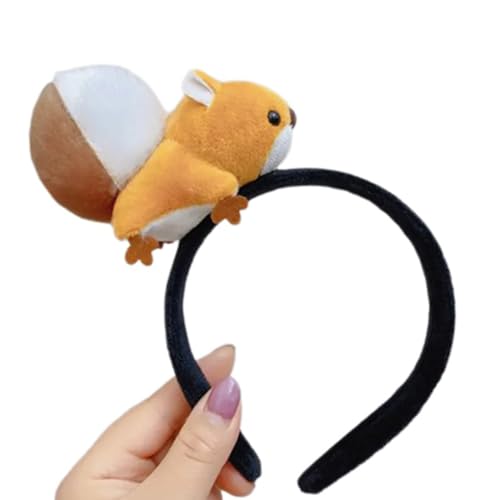 Nette 3D Hairhoop Cartoon Plüsch Haarband Lustige Party Haarband Kopfschmuck Frauen Gesicht Waschen Stirnband Haarband von Mumuve