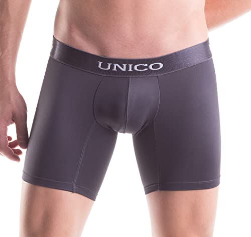 Mundo Unico Boxershort Suspensor Asfalto Microfibre Langes Bein Unterwäsche, Anthrazit (5/M) von Mundo Unico