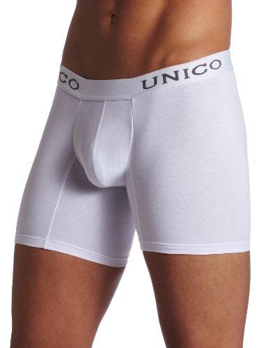 Mundo Unico Herren Boxer Pants Cristalino Lang Baumwolle Weiss S von Mundo Unico