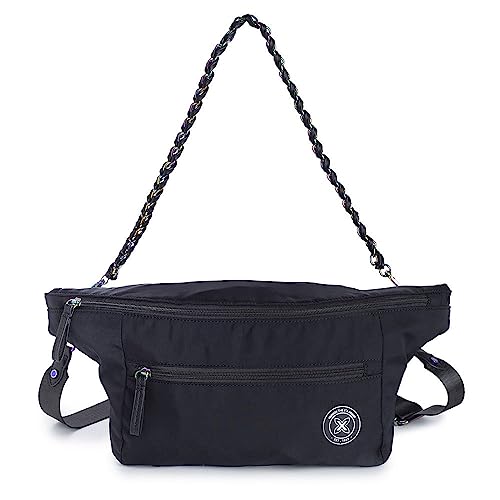 Munich Unisex Gloss Fannypack Black Taschen Mode München, Schwarz 412 von Munich