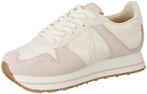 Munich Unisex Massana Sky 187 Snow FL Sneaker, weiß, 36 EU von Munich