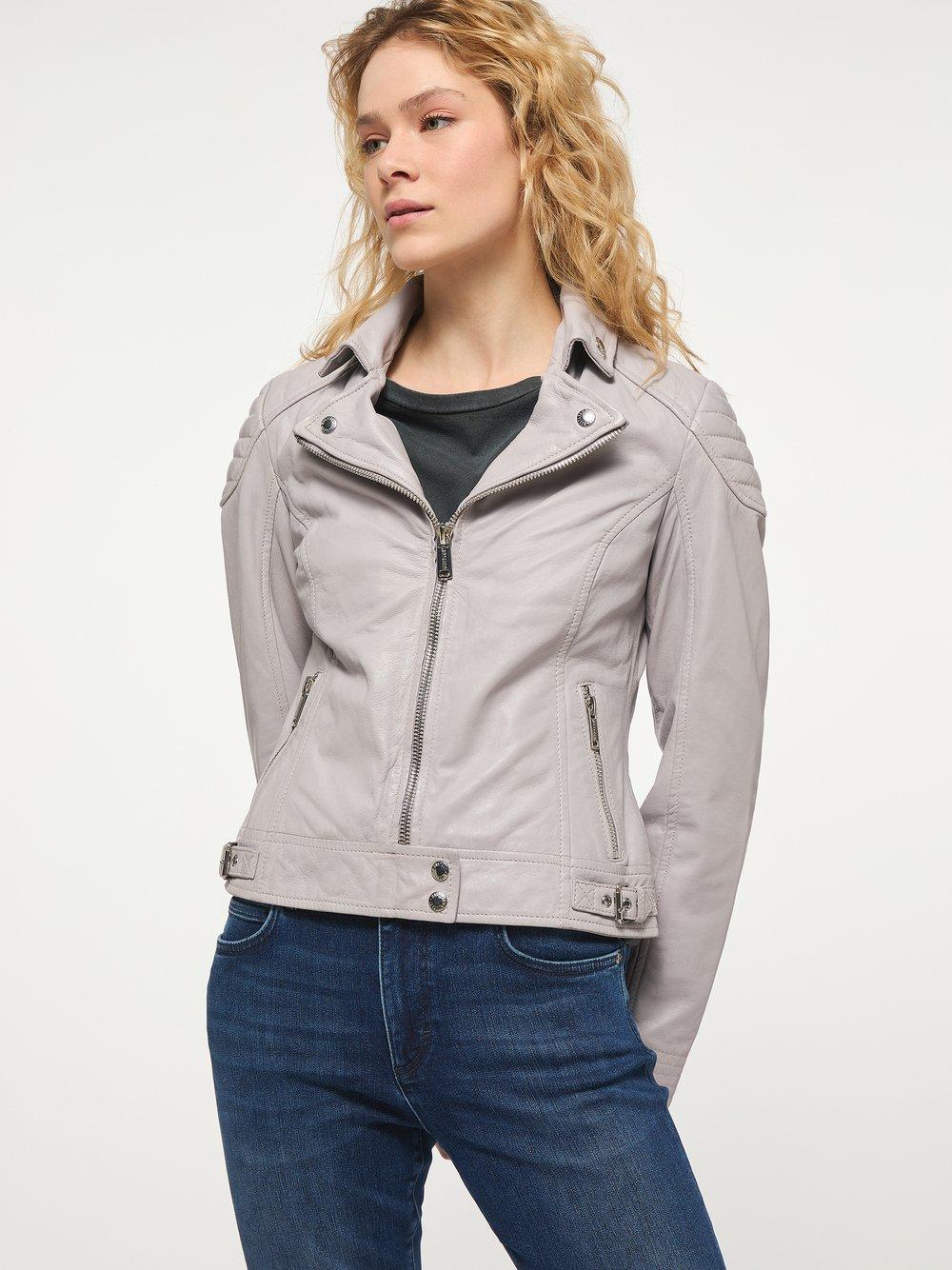 Mustang Lederjacke Damen, lila von Mustang