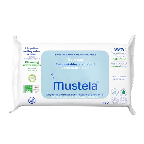 Zusammenstellbare Tücher, parfümfrei, 60 Stück von Mustela