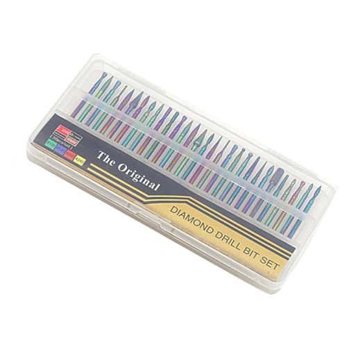 30 Stück Multifunktions-Nagelbohrer, professionelle Diamant-Nagelbohrer, für Acryl-Nagelhautentferner, Nagelbohrer, Halter, Ständer, Organizer, Ständer, Nagelbohrer-Set von Mxming