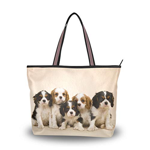 My Daily Damen Schultertasche Cavalier King Charles Spaniel Hund Handtasche, (multi), Medium von My Daily