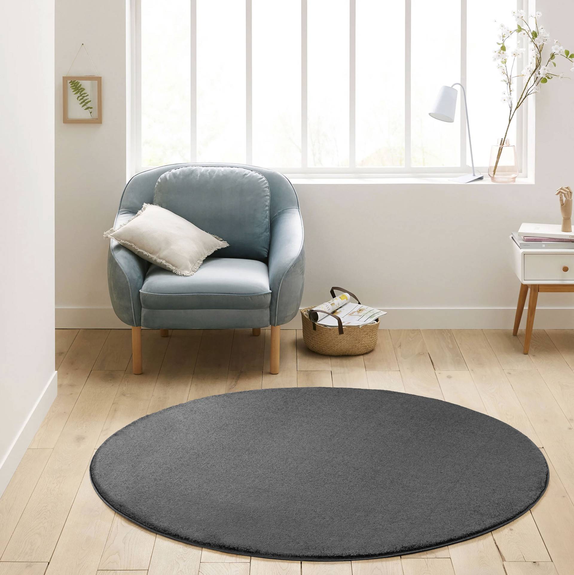 my home Teppich "Kurzflor-Webteppich GRANADA 4800, uni Soft Touch", rechteckig, 20 mm Höhe, leichter Glanz, auch in rund, Wohnzimmer, Schlafzimmer, Kinderzimmer my home Teppich "Kurzflor-Webteppich GRANADA 4800, uni Soft Touch", rechteckig, 20 mm Höhe, leichter Glanz, auch in rund, Wohnzimmer, Schlafzimmer, Kinderzimmer von My Home