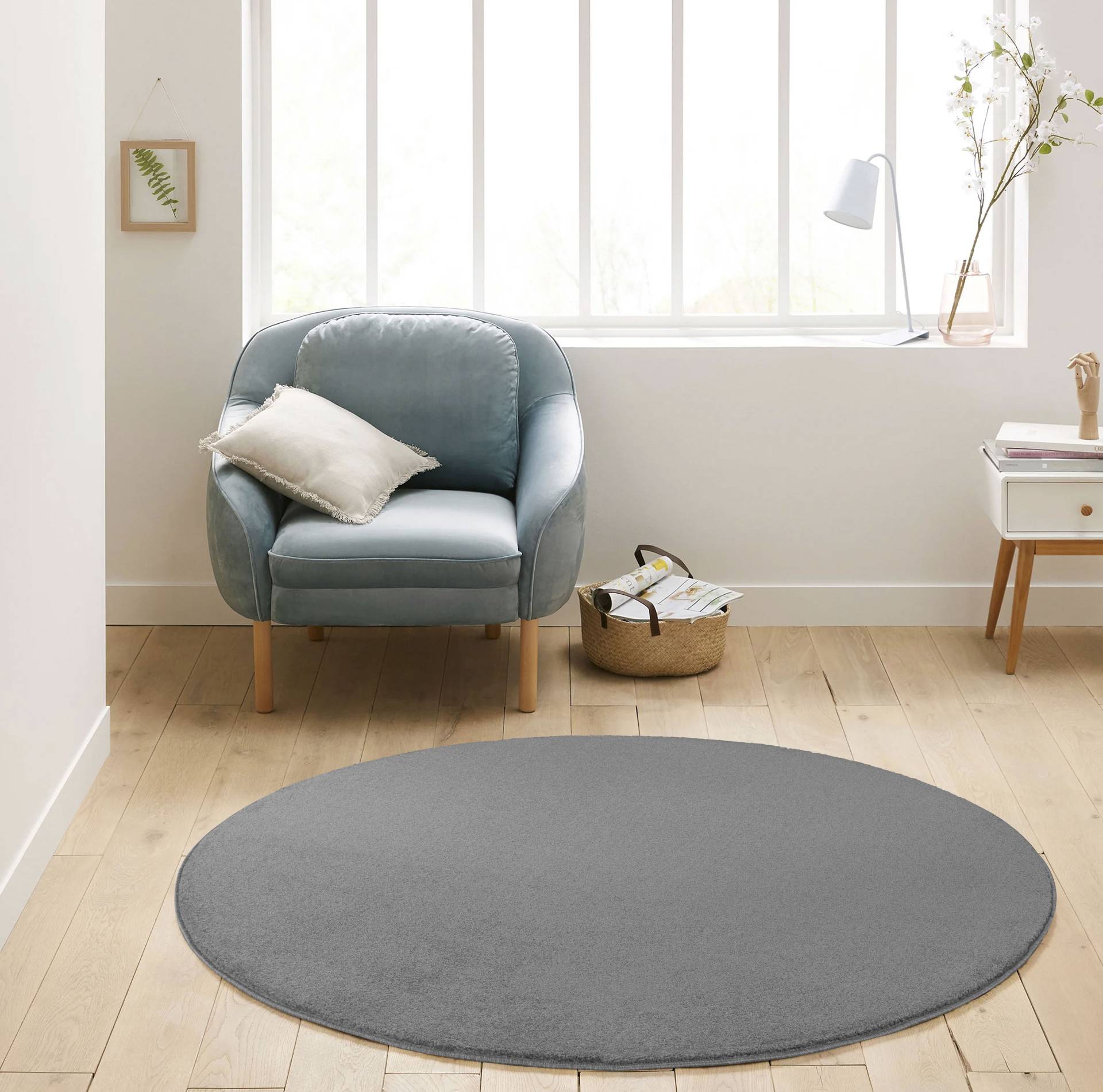 my home Teppich "Kurzflor-Webteppich GRANADA 4800, uni Soft Touch", rechteckig, 20 mm Höhe, leichter Glanz, auch in rund, Wohnzimmer, Schlafzimmer, Kinderzimmer my home Teppich "Kurzflor-Webteppich GRANADA 4800, uni Soft Touch", rechteckig, 20 mm Höhe, leichter Glanz, auch in rund, Wohnzimmer, Schlafzimmer, Kinderzimmer von My Home