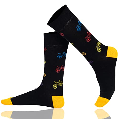 Mysocks Unisex Knöchelsocken Schwarze Fahrräder von Mysocks