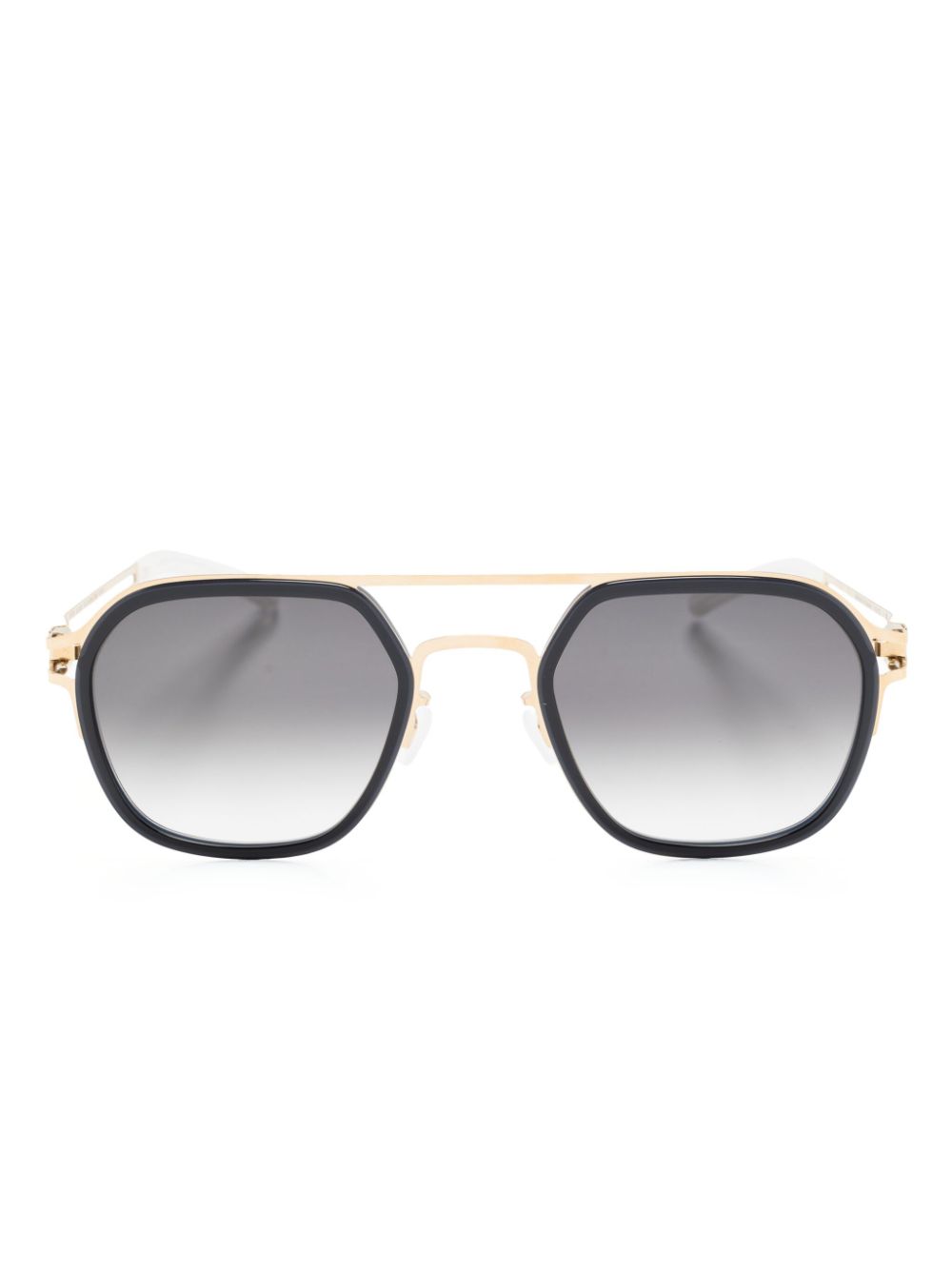 Mykita Leeland Sonnenbrille mit geometrischem Gestell - Gold von Mykita