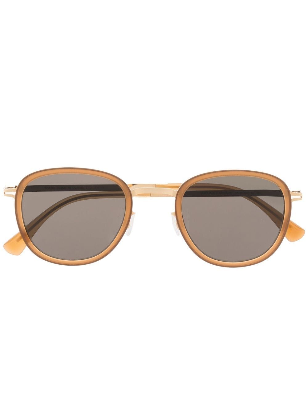 Mykita Sonnenbrille mit rundem Gestell - Gold von Mykita