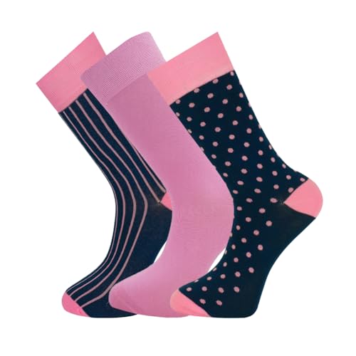 Mysocks 3 Pairs Söckchen Marine Rosa von Mysocks