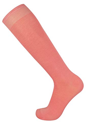 Mysocks Kniehohe mercerisiert Einfache Socken Lachs von Mysocks