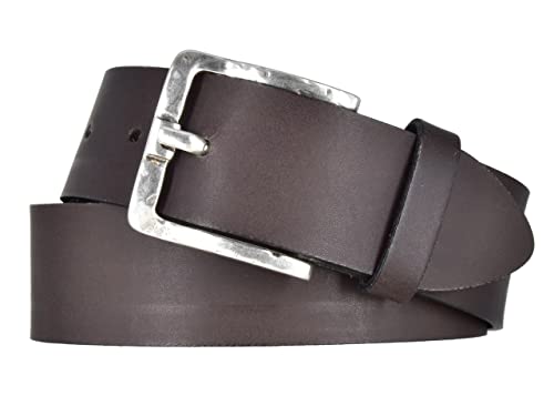 Mytem-Gear Damen Leder Gürtel Belt Ledergürtel Rindleder 40 mm Damengürtel (105, Braun) von Mytem-Gear