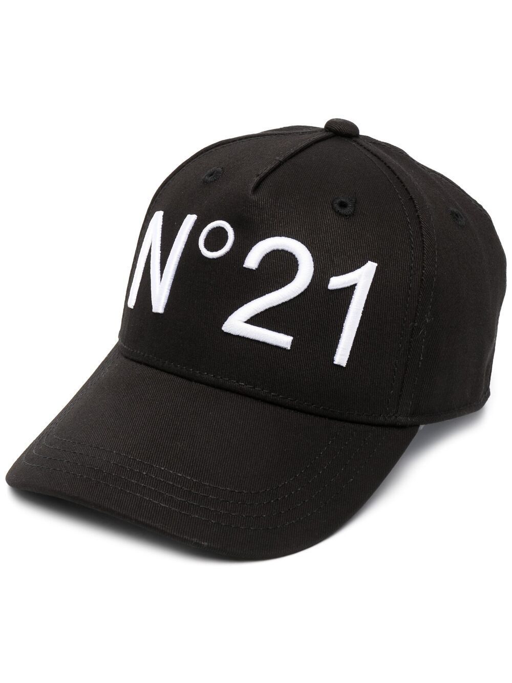 Nº21 Kids Baseballkappe mit Logo-Print - Schwarz von Nº21 Kids