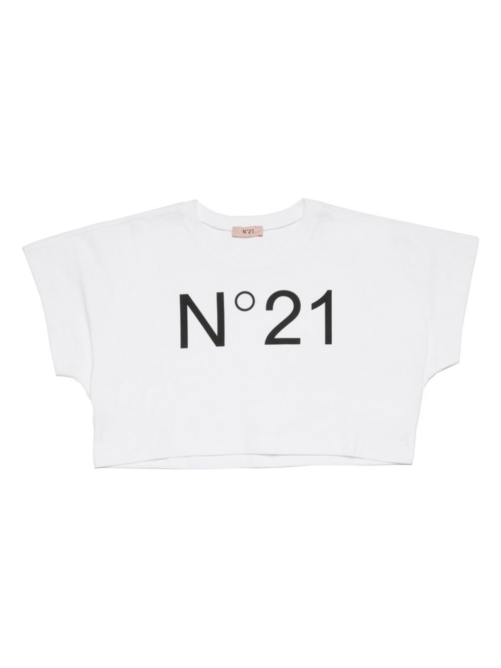 Nº21 Kids Cropped-T-Shirt mit Logo-Print - Weiß von Nº21 Kids