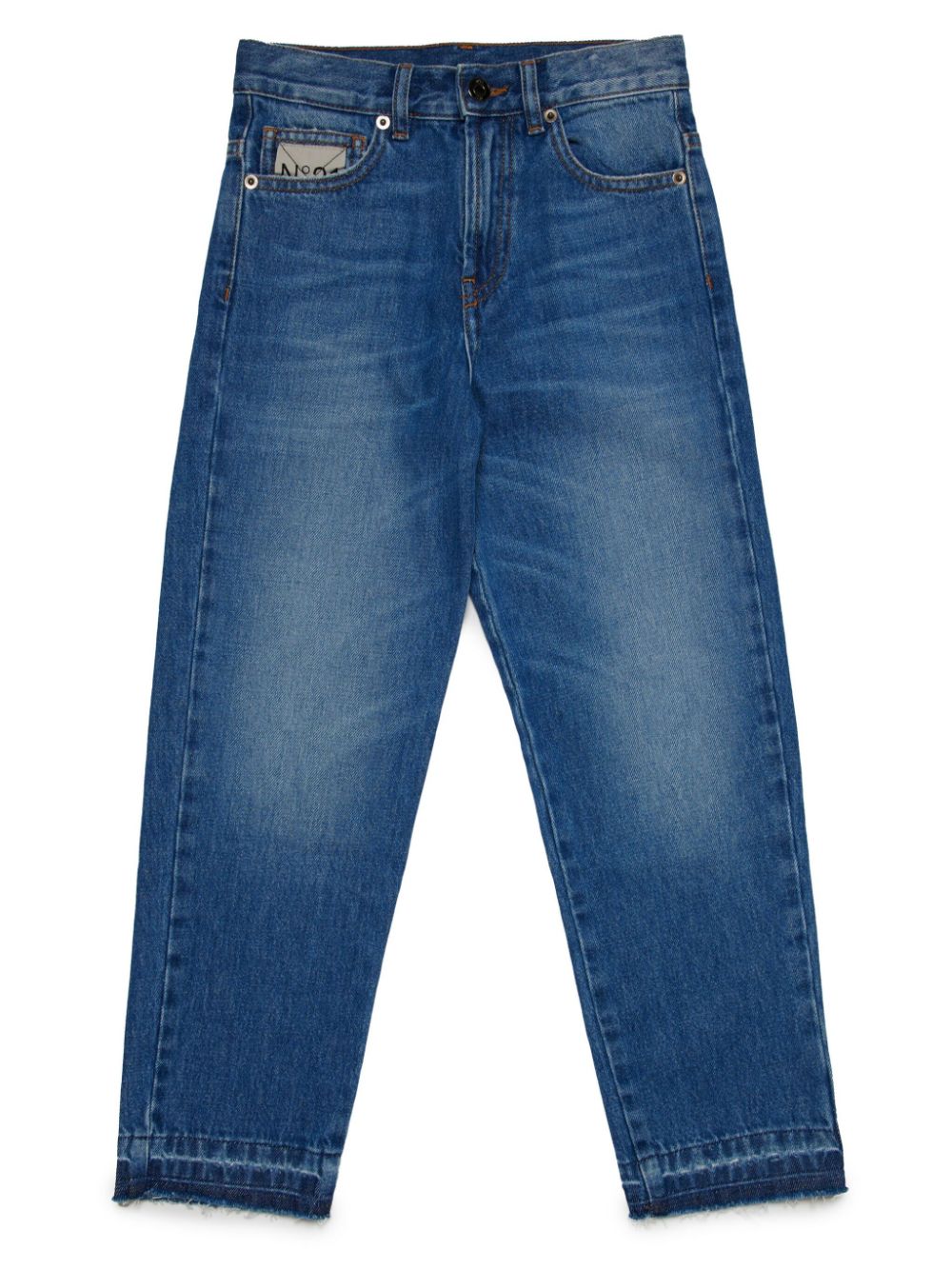 Nº21 Kids Gerade Jeans im Distressed-Look - Blau von Nº21 Kids