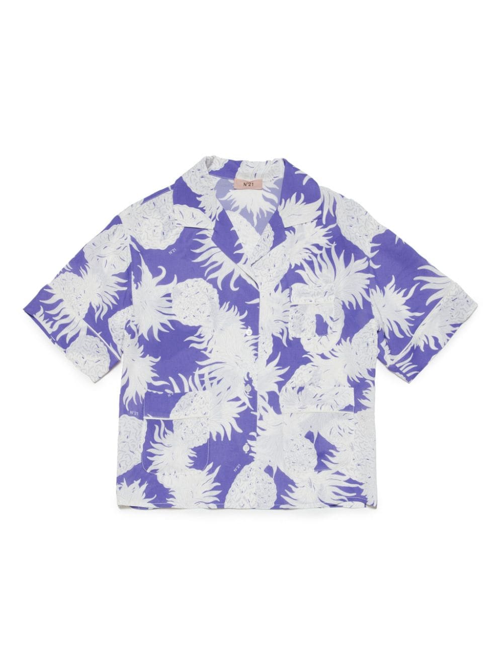 Nº21 Kids Hemd mit grafischem Print - Blau von Nº21 Kids