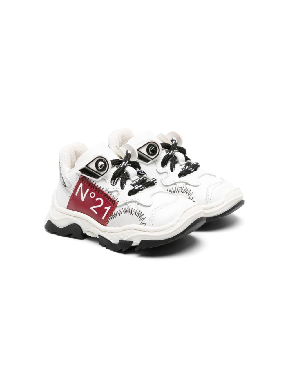 Nº21 Kids Sneakers mit dicker Sohle - Weiß von Nº21 Kids