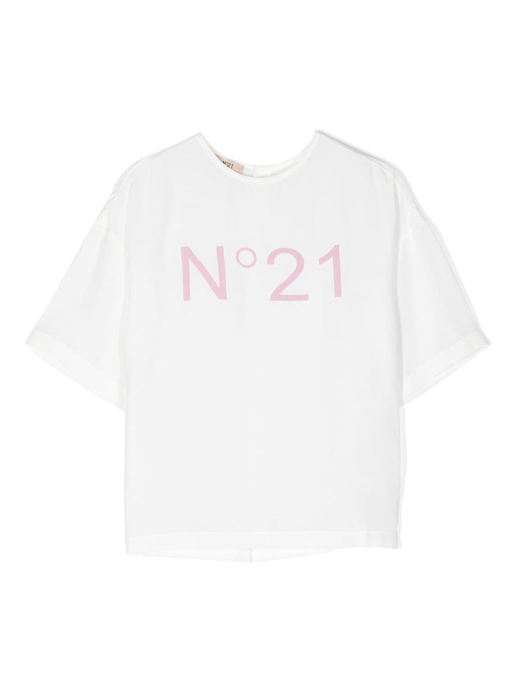 Nº21 Kids Bluse mit Logo-Print - Weiß von Nº21 Kids