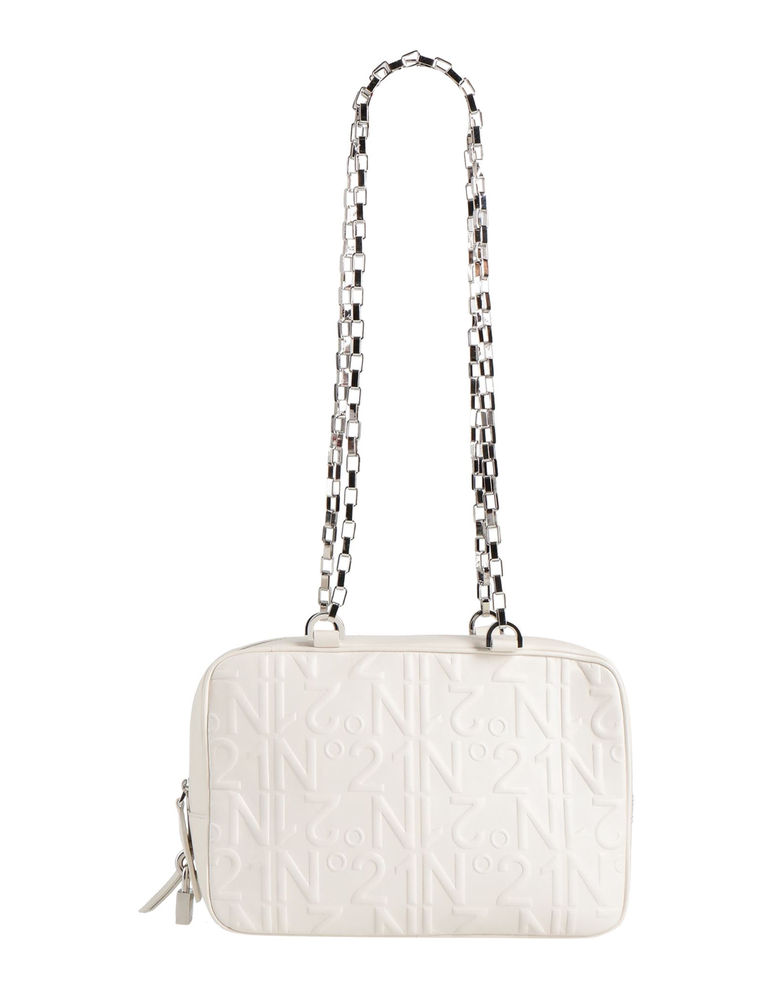 N°21 Schultertasche Damen Off white von N°21