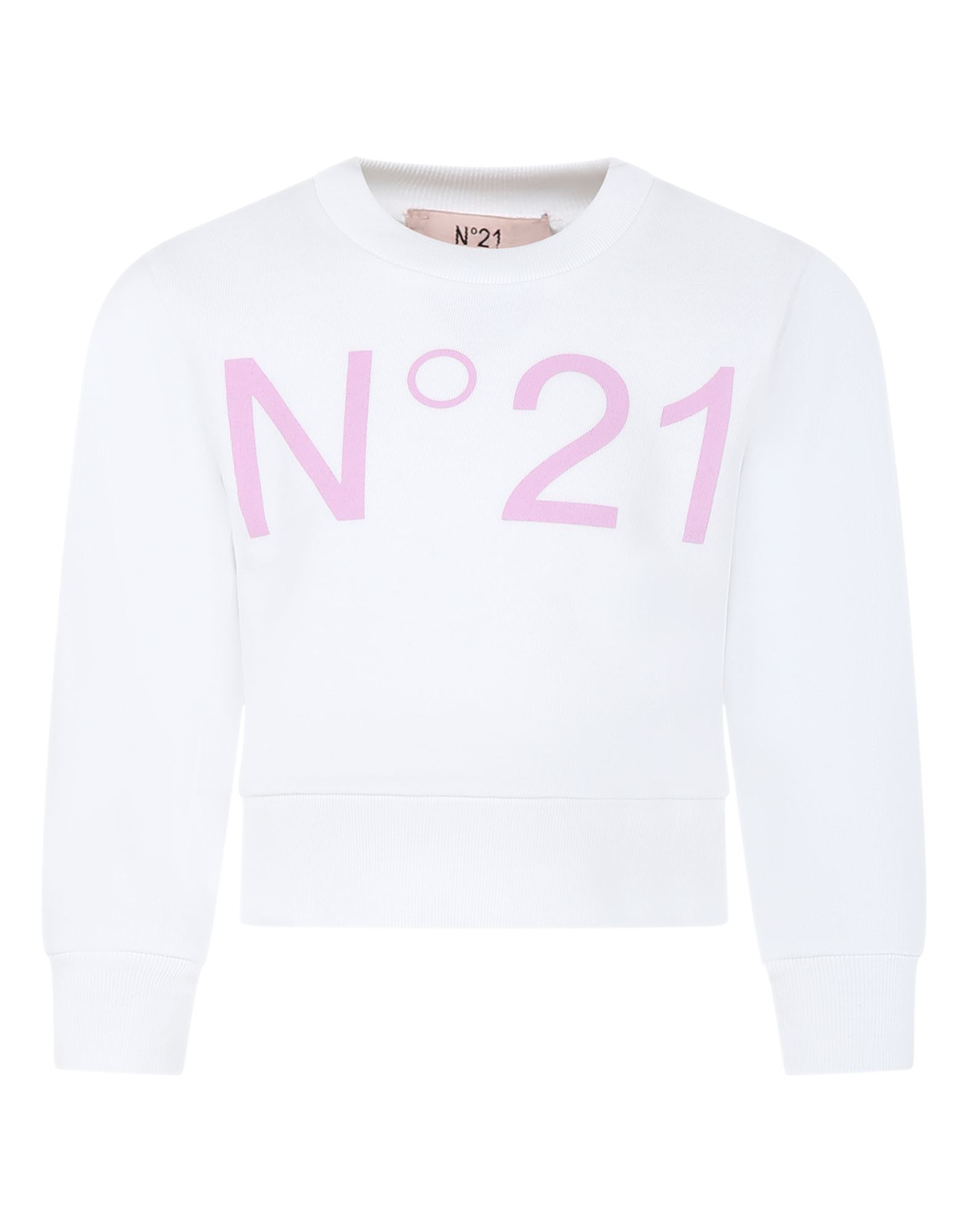 N°21 Sweatshirt Unisex Weiß von N°21