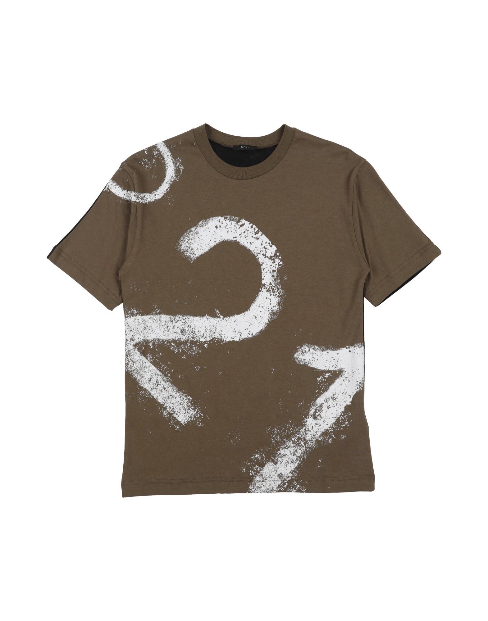 N°21 T-shirts Kinder Militärgrün von N°21