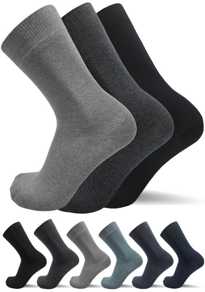 NAFT Businesssocken 6-24 Paar Herrensocken 80% Baumwolle Business Freizeit Herren Socken (Modell: NAFT Red Label Business 80, 12-Paar) von NAFT