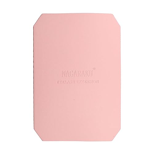 NAGARAKU Magnetische Wimpernplatten Wimpern Anzeigetafeln Wimpernwerkzeug Pinzettenplatte Wimpernpinzettenhalter Lash Extensions Board Magnetischer Organizer Pinzetten Schützer PU Leather Pink von NAGARAKU