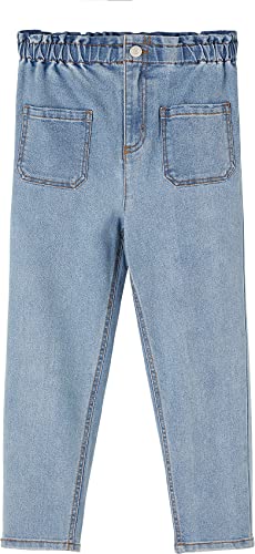 NAME IT Damen Nkfbella Dnmtazza Hw Shaped On Pant Noos Hose, Light Blue Denim, 140 EU von NAME IT