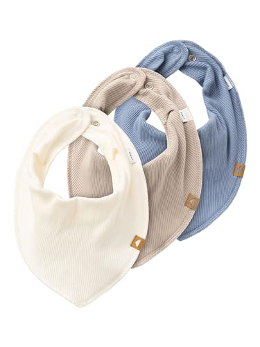 NAME IT Baby 3er Pack DREIECKSTUCH HALSTUCH YasimFRIM (Jet Stream) von NAME IT