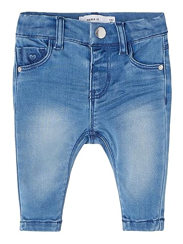 NAME IT Damen NBFSALLI DNMTORAS 2637 Pant NOOS Jeans, Medium Blue Denim, 56 von NAME IT