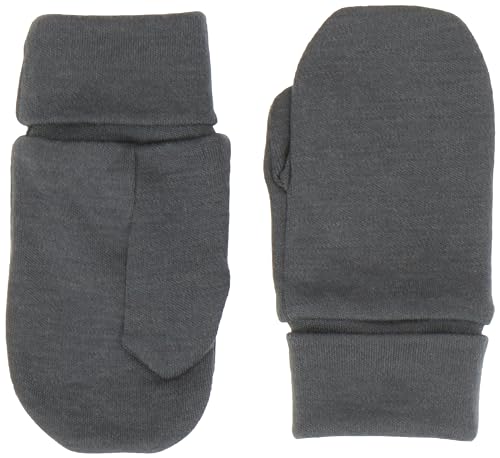 NAME IT Baby-Jungen Nmmwillit Wool Mittens W/Thumb XXIII Fäustlinge, Grau (Iron Gate), 6 EU von NAME IT