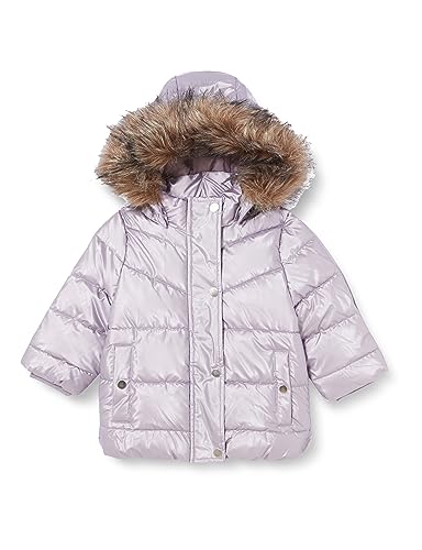 NAME IT Baby-Mädchen NMFMAGGY Puffer JACKET1 Pufferjacke, Lavender Gray, 86 von NAME IT