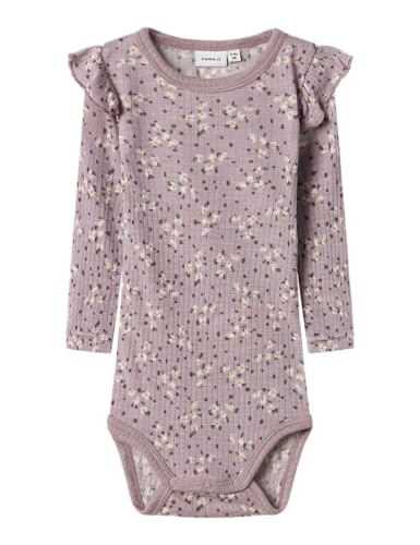 NAME IT Baby-Mädchen Nbfwomi Wool/Modal Ls Body Langarmbody, Lila, 62 NAME IT Baby-Mädchen Nbfwomi Wool/Modal Ls Body Langarmbody, Lila, 62 von NAME IT
