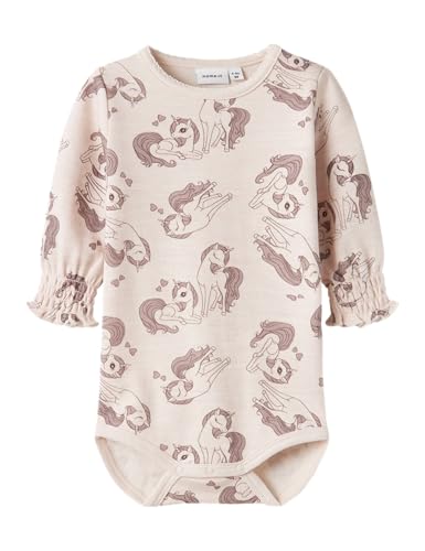 NAME IT Baby-Mädchen Nbfwuppo Wool/Co Ls Body Langarmbody, Lila, 56 NAME IT Baby-Mädchen Nbfwuppo Wool/Co Ls Body Langarmbody, Lila, 56 von NAME IT