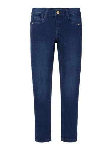 NAME IT Kindern NKFPOLLY DNMTASI Pant NOOS Jeans, Medium Blue Denim, 116 von NAME IT