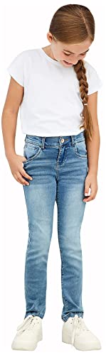 NAME IT Damen NKFSALLI DNMTHAYERS SWE Pant NOOS Jeans, Light Blue Denim, 116 von NAME IT