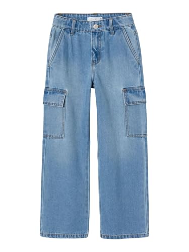 NAME IT Girl Cargohose Wide Fit Denim von NAME IT