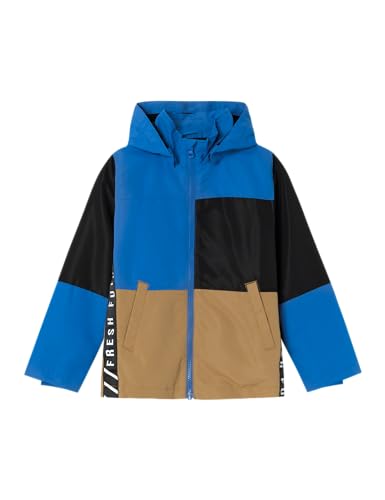 NAME IT Jungen NKMMAX Jacket Fresh Band Allwetterjacke, Nautical Blue, 134 von NAME IT