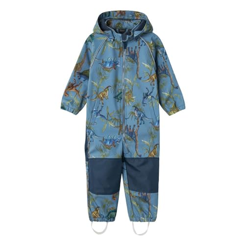 NAME IT Jungen NMMALFA08 Softshell Suit AOP FO NOOS Regenanzug, Coronet Blue, 104 von NAME IT