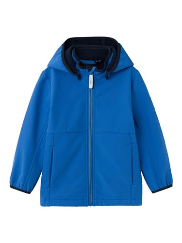 NAME IT Jungen NMMMALTA Softshell Jacket 2FO NOOS Softshelljacke, Nautical Blue, 86 von NAME IT