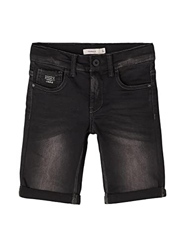 NAME IT Jungen Nkmsofus Dnmclass 7452 Long Noos L ssige Shorts, Black Denim, 158 EU von NAME IT