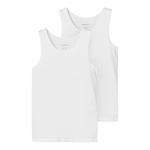 NAME IT Jungen Nkmtank Top 2p Noos Unterhose, Bright White, 92 EU von NAME IT